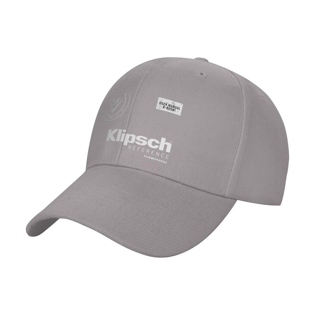 Модная бейсболка Klipsch с изогнутым козырьком Джинсовая кепка-дадка Унисекс