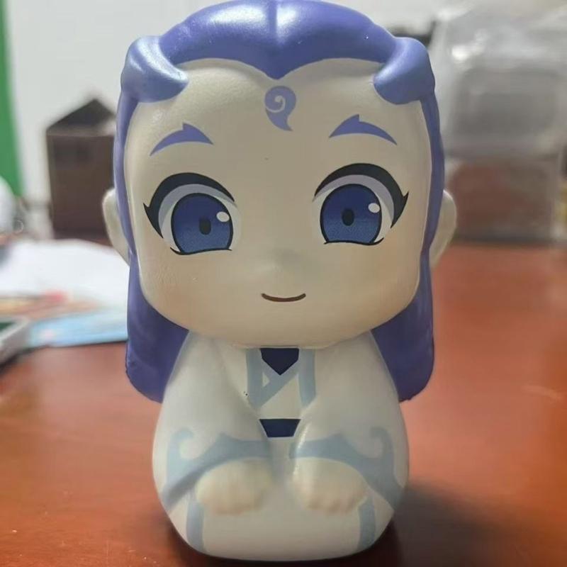 Игрушка-мялка Нечжа/Аобин Персонаж Снятие стресса TPR Сжимаемая игрушка Идеально подходит для использования в офисе или дома Студенческая игрушка для релаксации