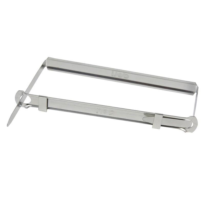 Deli 80mm Metal 2-Hole Filing Fasteners CN plug (adapter included)