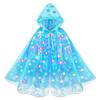 Hooded Mesh LED Princess Cape Cloak, Kids Cosplay Stage Party Outfit Factory Direct Supply