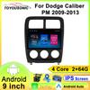 Для Dodge Caliber PM 2009-2013 Навигация GPS Android Автомагнитола Мультимедийный Плеер Стерео wifi+4G Carplay Авто Видео