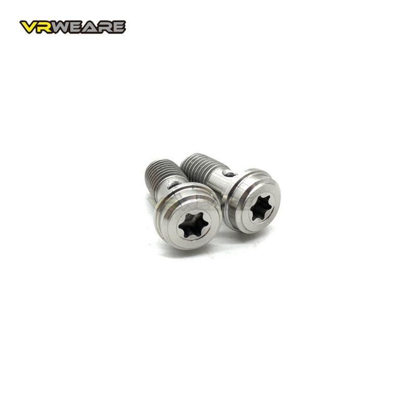 Motorcycle Stainless M10 x 1.25 Banjo Bolts Brake Master Cylinder Screw Brake Hose Caliper Bolt Hydraulic Clutch Screw