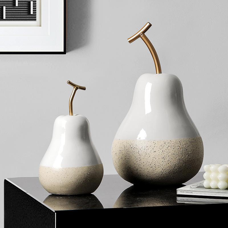 Nordic Fruit Ceramic Decoration Modern Simple Office Home Soft Decoration Model Room Bedroom Creative
