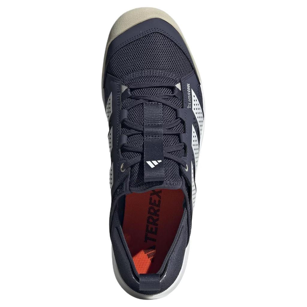 Adidas Daroga 25 Fabric Synthetic Leather Comfortable Lightweight Low-Top Hiking Shoes Unisex Hiking Shoes Light-Blue White HQ9172