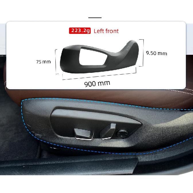 Car Front Outer Seat Track Cover Replacement For BMW 5 7 X5 X6 F18 F10 F07 F01 F02 F15 F16 F85 F86 High Reliability Spare Part
