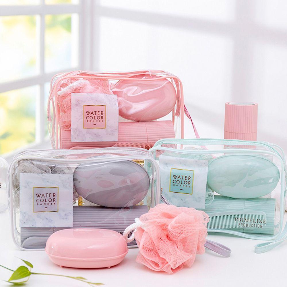 Женский дорожный органайзер, переносной футляр для хранения, косметичка, косметичка, несессер