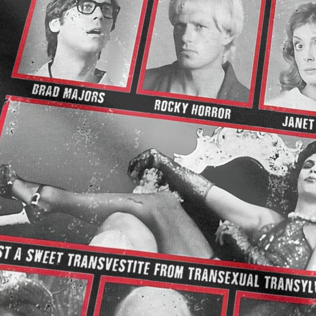 Футболка The Rockys Horror Picture Show для мужчин, новинка, футболка из чистого хлопка, с круглым вырезом, футболки, топы в подарок на день рождения