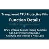 For ZEEKR X 23-26 Center Pillars Transparent TPU Protective Film Anti-scratch Repair Accessories Refit