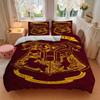 Hogwarts Crest Mystery Print 3Pcs Bedding Setduvet Cover With 2 Bedropillowcase Home Birthday Gift