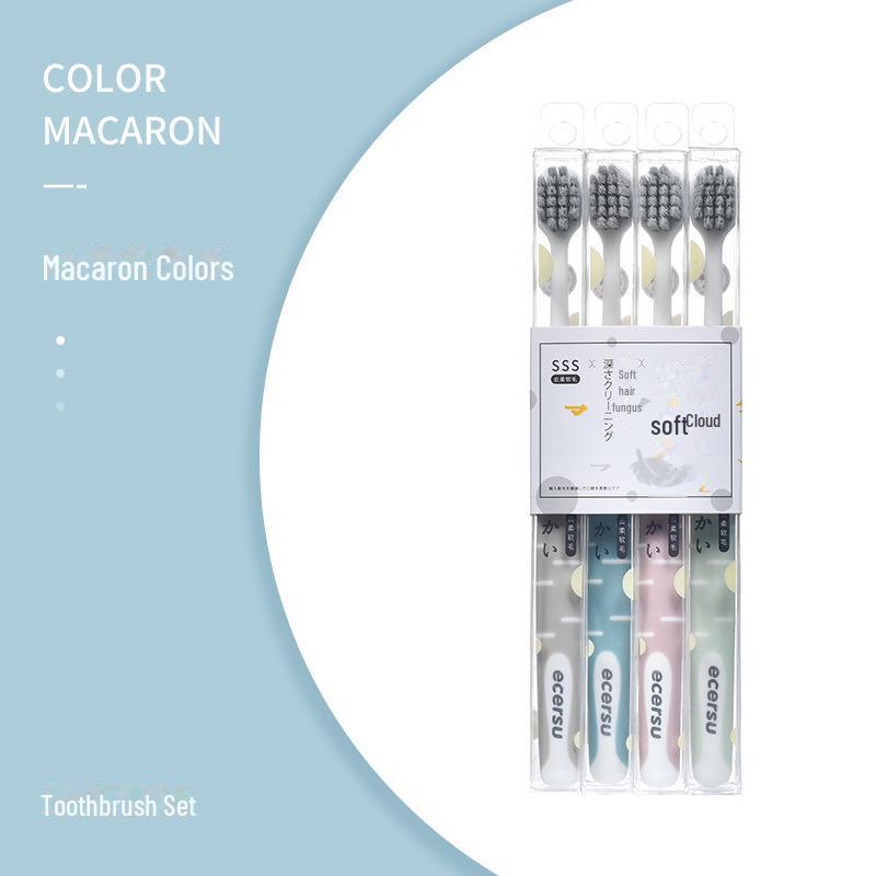 Зубная щетка Chenke с мягкой щетиной и ионами серебра, антибактериальная, с широкой головкой, вариант с маленькой головкой, индивидуальная упаковка