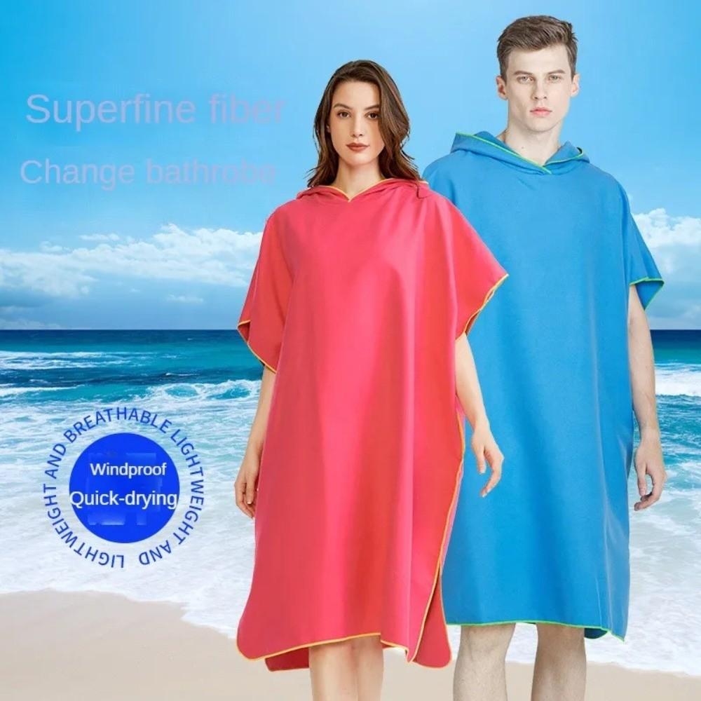 Hooded Quick-drying Swimming Towels Absorbent Beach Poncho Towels Swimming Dry Towels  Bath
