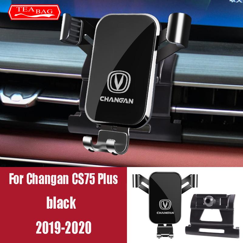 Автомобильный держатель для мобильного телефона для Changan CS35 CS55 CS75 Eado Plus 2018-2020 Стойка для GPS Поворотный Кронштейн на вентиляционное отверстие автомобиля Гравитационный