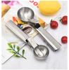 Ice Cream Scoops Stacks Stainless Steel Ice Cream Digger Non-Stick Fruit Ice Ball Maker Watermelon Ice Cream Spoon Tool