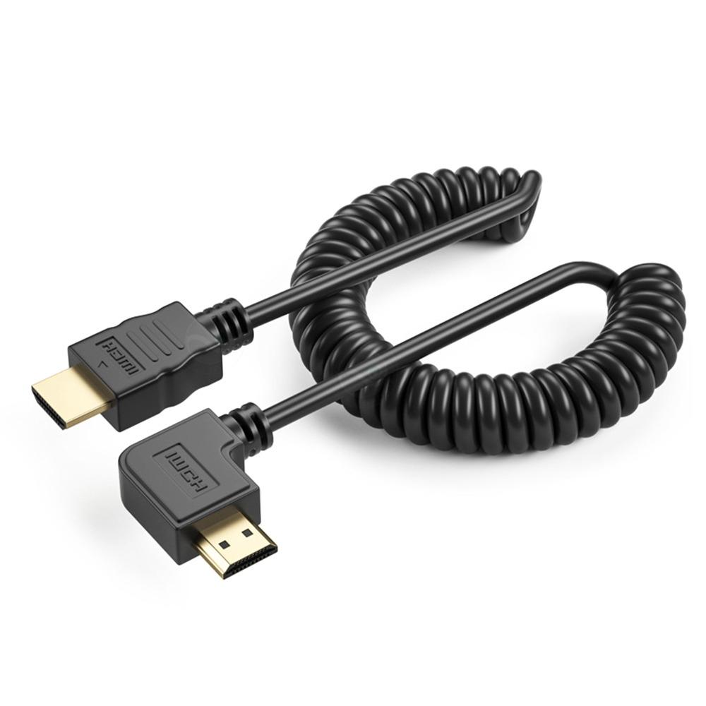 Телескопический пружинный кабель HDMI на Mini HDMI, кабель-адаптер Plug and Play, креативный кабель 4K HD