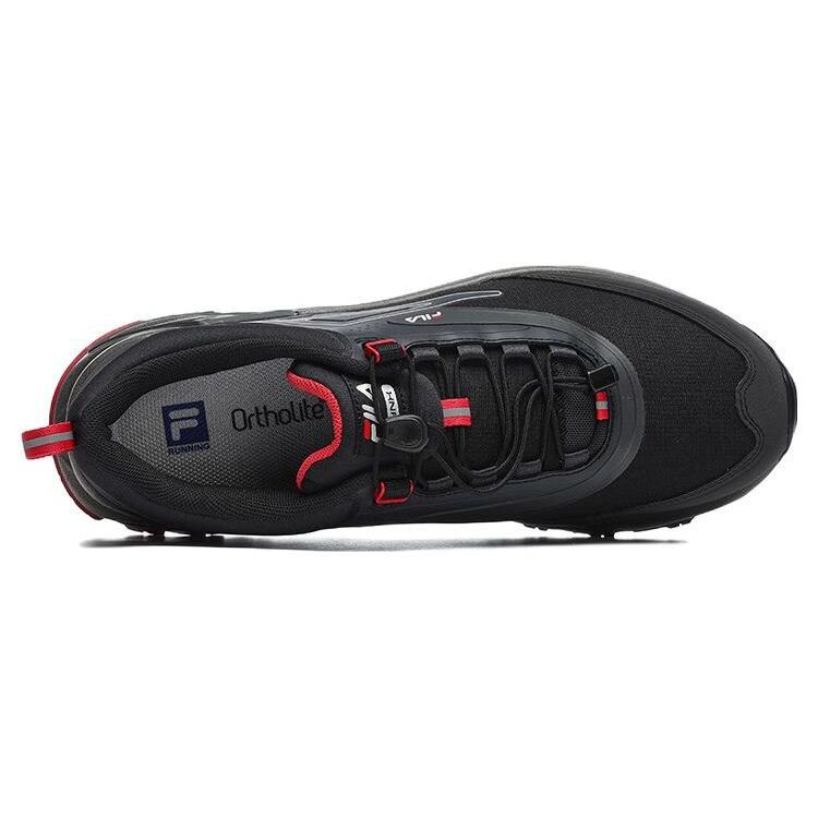 Fila Lynx Fashion Удобная ткань Низкие кроссовки для бега Мужские кроссовки Черный A12M241207FBA