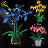 Moc Bouquet Orchid Block Flower Succulents Potted Building Blocks MOC Kit Assembly Building Construction Toy Girl Gift