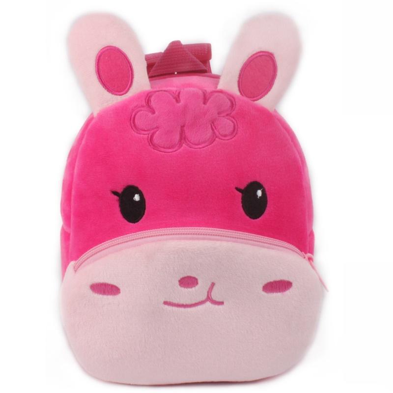 Очаровательный 3D мультяшный рюкзак с животными для малышей из мягкого плюшевого материала