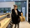 Loose Fluffy Velvet Jacket Female Winter Imitation Rabbit Rabbit Fur In The Long Model Thick Hooded Coat