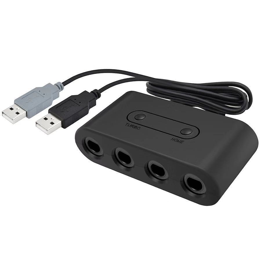 GC в WIIU / ПК / коммутатор 3 в 1 конвертер NGC Conversion Box Последовательная отправка Plug and Play без драйвера