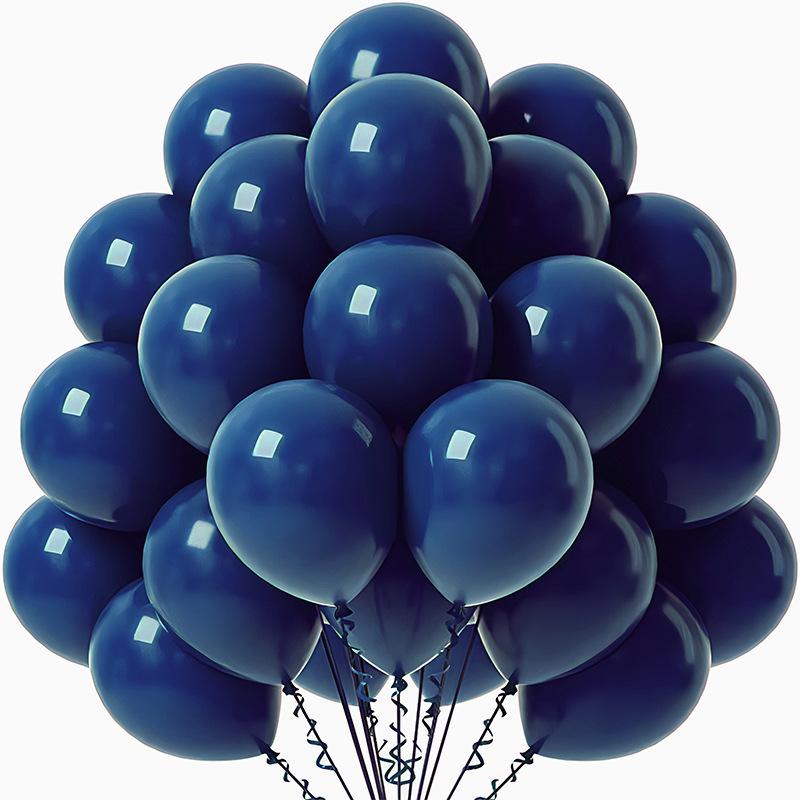 Solid Color 10-Inch Matte Latex Balloon Set for Children's Birthday Decoration