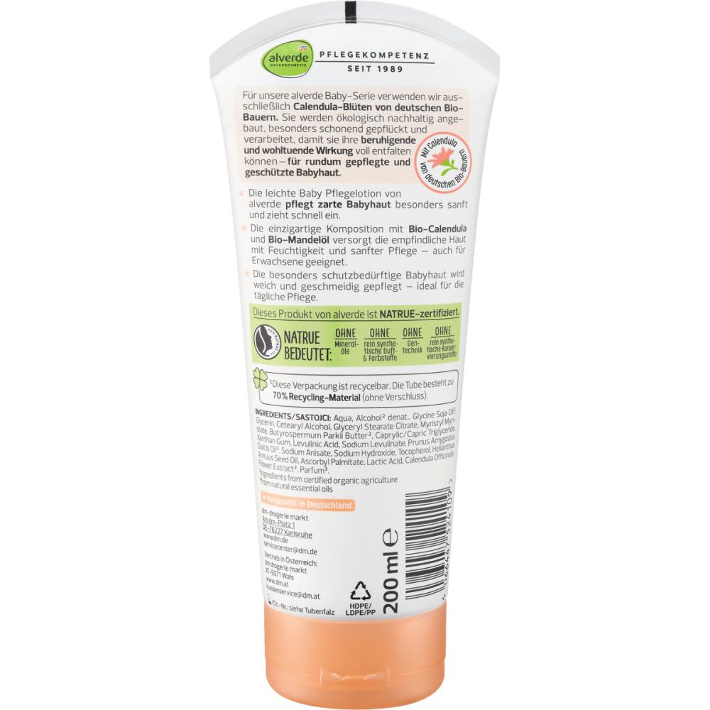 DM Alverde Baby Care Lotion Calendula 200ml