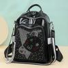 Women's Shoulder New Hot Diamond Backpack Fashionable Large Capacity Women's Universal Travel Backpack