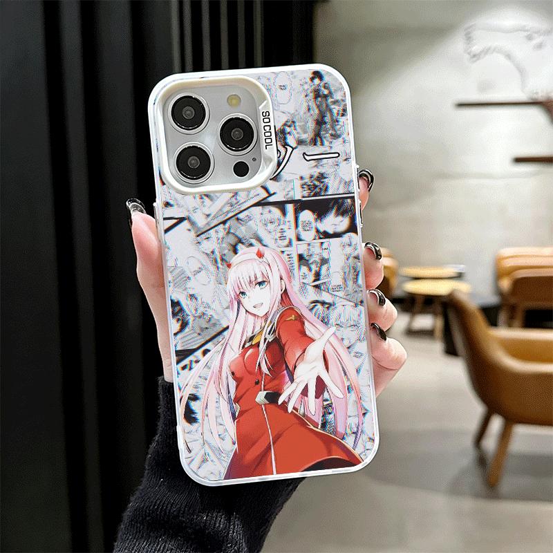 Дорогая Зеро Ту 02 Аниме Ударопрочный Чехол для Телефона для iPhone 17 Air 16 16E 15 Pro Max 14 Plus 13 Mini 12 Задняя Крышка Противоударный Fund