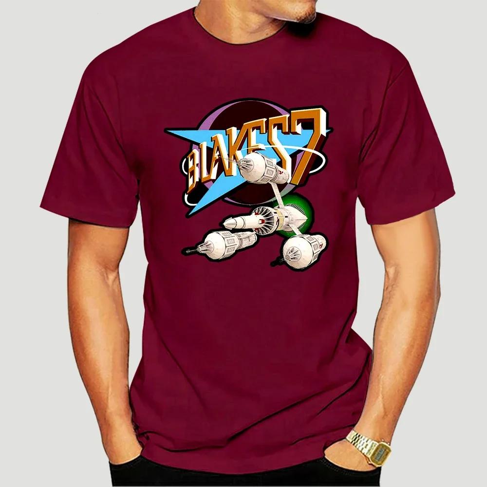 7269X Blakes 7 LIberator And Logo Adult T-Shirt graphic t shirts harajuku oversized men clothing 2024 funny summer new cotton