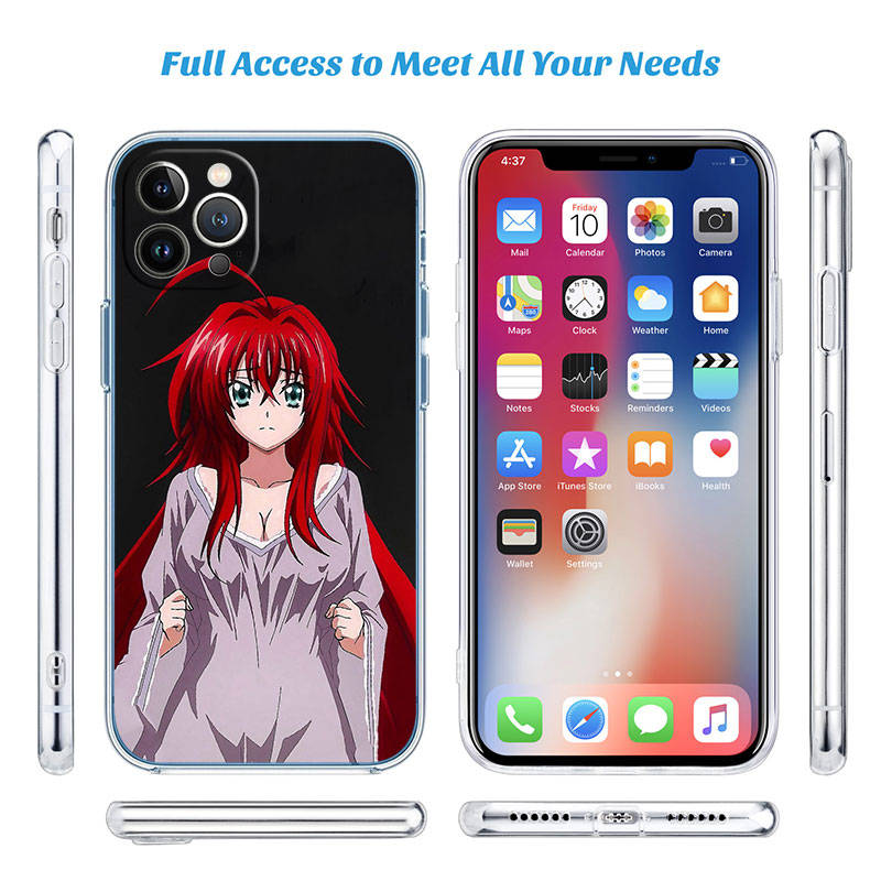 IR12 Чехол High School DxD для Motorola E22S E7 G6 G7 G8 G9 Plus Power Play G10 G20 G04 E30 E40 E22 E20 E13 E15 G22 G23 G05 G75 G35 G55