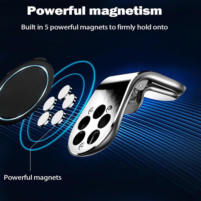 Magnetic Car Phone Holder Universal Air Vent Car Phone Mount Cellphone GPS Support For Smartphone Tablet Rotation Bracket