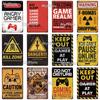 [MyPlate] Game Metal Sign Retro Sign Tin Sign Indoor Party Sign Pub Club Plate Bar Sign Pub Club Plate Summer Home Decor