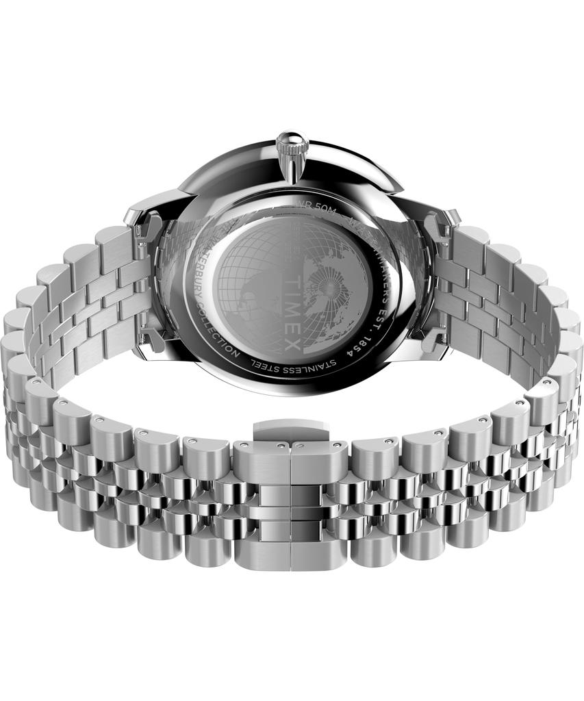 Часы Waterbury Quartz 50м Водонепроницаемые Минеральное Стекло Черный Циферблат TW2Y23300 [TIMEX] Мужские [Оригинал]