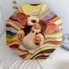 Gremlinspattern, automatic folding umbrella, portable and foldable design, 8 ribs, a Christmas or birthday gift.