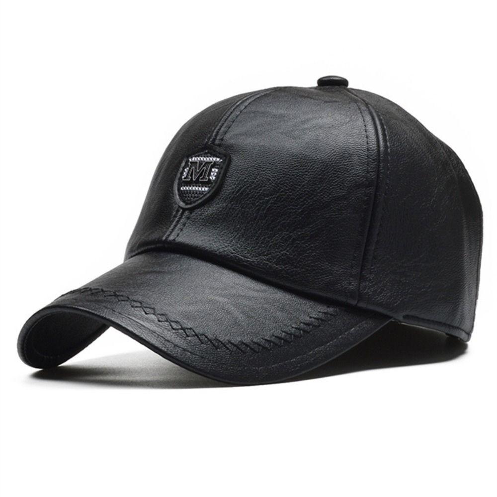 Регулируемые кожаные бейсболки Осень Зима Кепки Snapback Модные папины кепки Мужчины Женщины