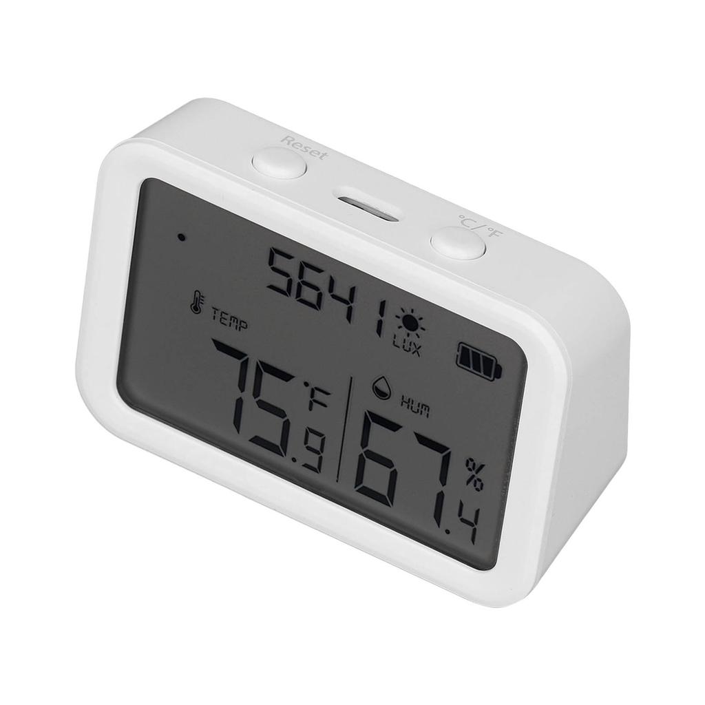 WiFi умный термометр гигрометр беспроводной датчик температуры и влажности для помещений с силой света De