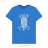 PREMIUM OFFICIAL 95 Crew T Shirt Royal Blue Vintage Washed Streetwear Versatile Comfortable Homme Soft Breathable