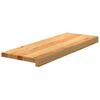 Vidaxl Stopnie Schodowe, 12 Szt. Brązowe 70X25X2Cm Lite Drewno Dębowe