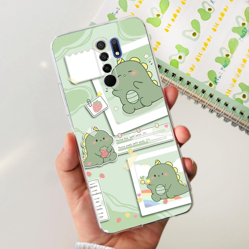 New For Xiaomi Redmi 9 Case Cute Cat Luxury Flower TPU Soft Silicone Clear Cover For Xiaomi Redmi 9 9A 9a 6.53"Bumper Phone Case