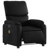 VidaXL Fauteuil de massage inclinable électrique noir similicuir 3204879