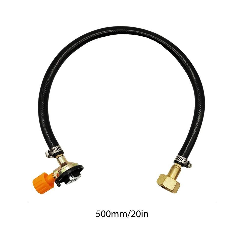 1Pcs Leakproof Gas Refill Adapter Rubber Reusable Tube Cylinder Convertor Valve Braided Hose Filling Tank Coupler Accessories