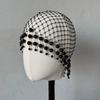Hollow Out Pearl Tassel Hair Hat Pearl Tassels Luxury Headcaps  Bridal Accessories