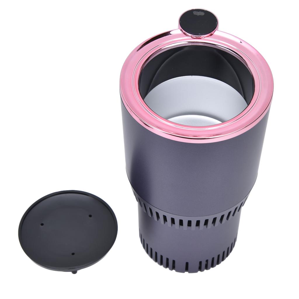 Car Cup Warmer Digital Display Intelligent Car Cooling Cup for Milk Tea Canned Drinks Bottled