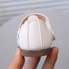 Children Girls Casual Retro Bowknot Design Soft Bottom Non-Slip Princess Shoes Single Shoes Leather Shoes
