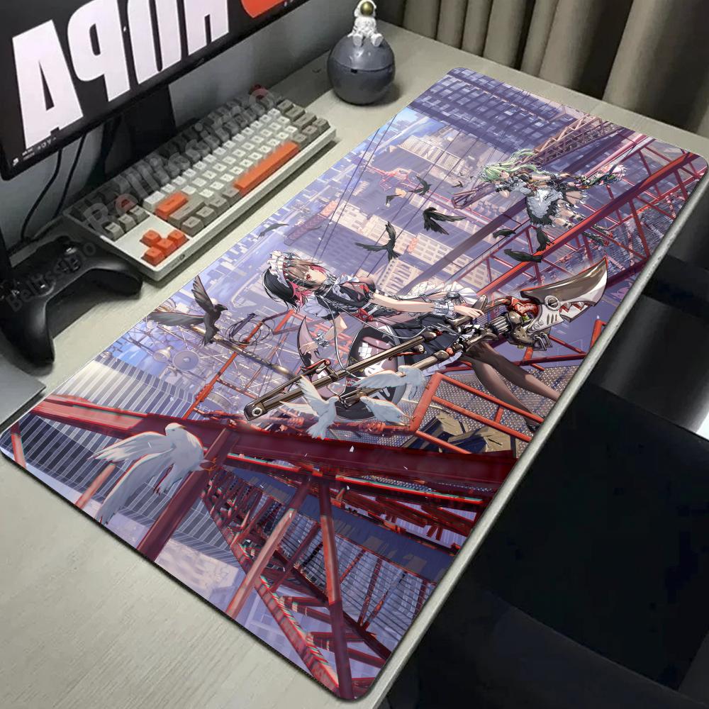 Zenless Zone Zero Ellen Joe Mouse Pad Kawaii Maid Attire Anime Girl Mousepad XXL Laptop Gaming Keyboard Rug PC Extended Desk Mat