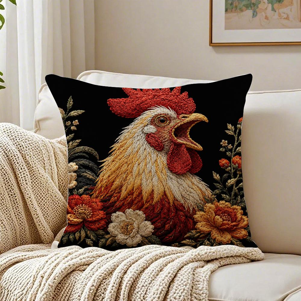 Scream Animals Retro Cushion Cover Breathable Organic Short Plush Cushion Covers Machine Washable WrinkleResistant Soft Durable