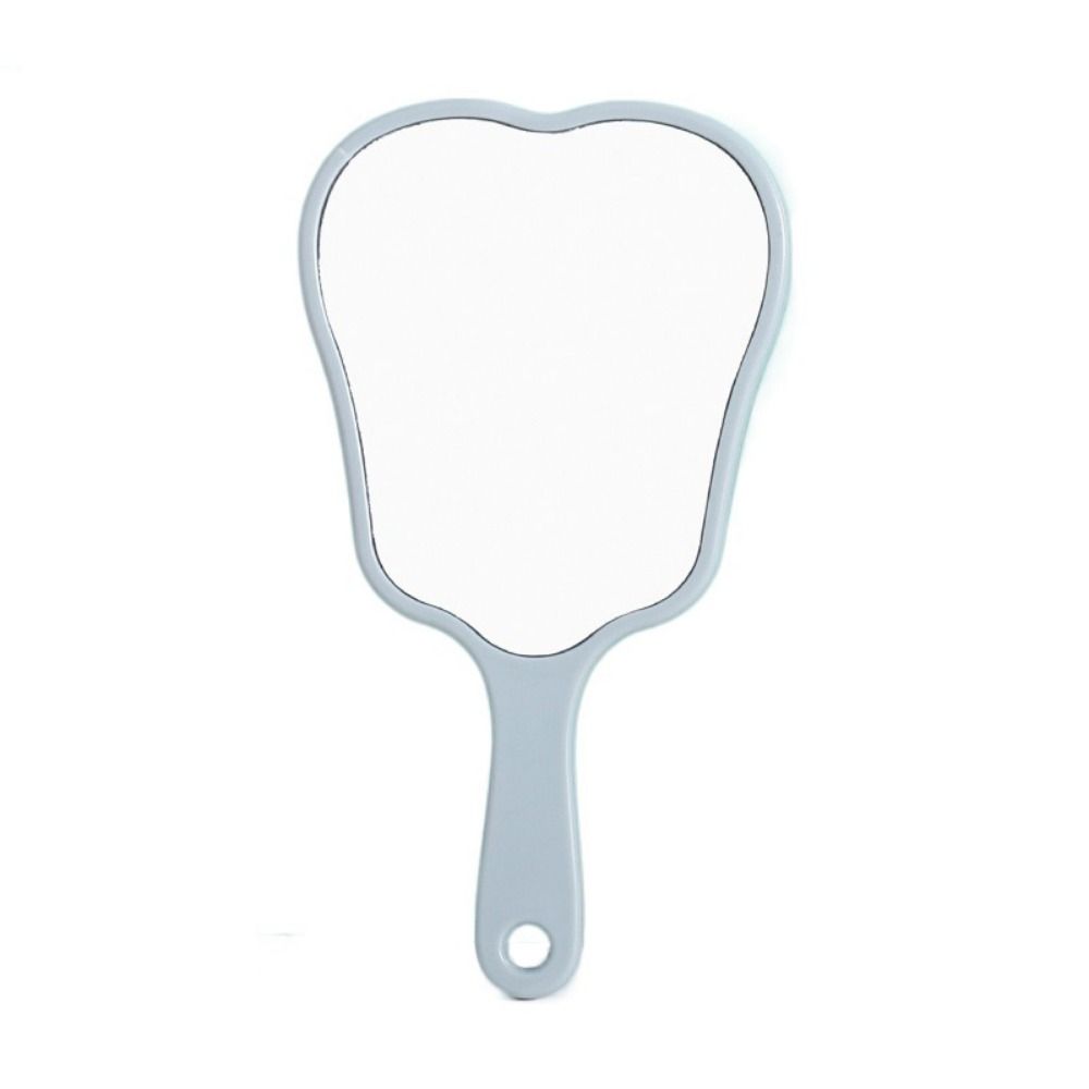 Пластиковое зеркало в форме зуба, портативное зеркало для макияжа высокой четкости, домашний декор