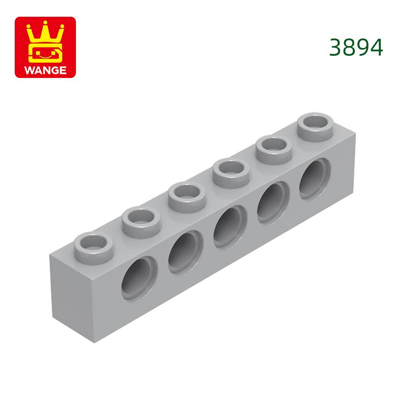 Нетоксичный 49 шт./лот 3894 1x6 5 отверстий Толстый блок Цветные детали Moc Совместимые с Кирпичом DIY Детская игрушка Детали для сборки