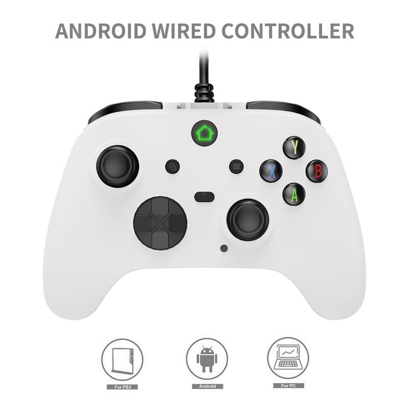 Для Andriod Проводной Контроллер Поддержка Мультиплатформенного Геймпада для PS3 / ПК / Смартфона Android / Джойстика Геймпада Steam