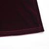 Burgundy Velvet Midi Dress Square Neck Long Sleeve Side Slit Elegant Wine Red Velour Gown Autumn Winter Vintage Evening Party Formal Cocktail Dress