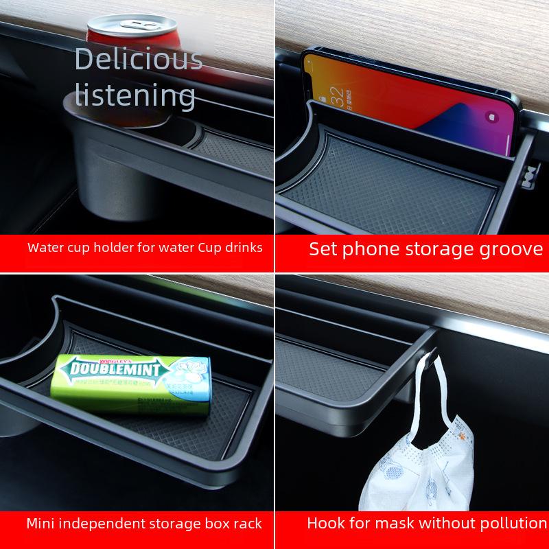 Силиконовый ящик для хранения вещей для подлокотника Tesla Model 3/Y